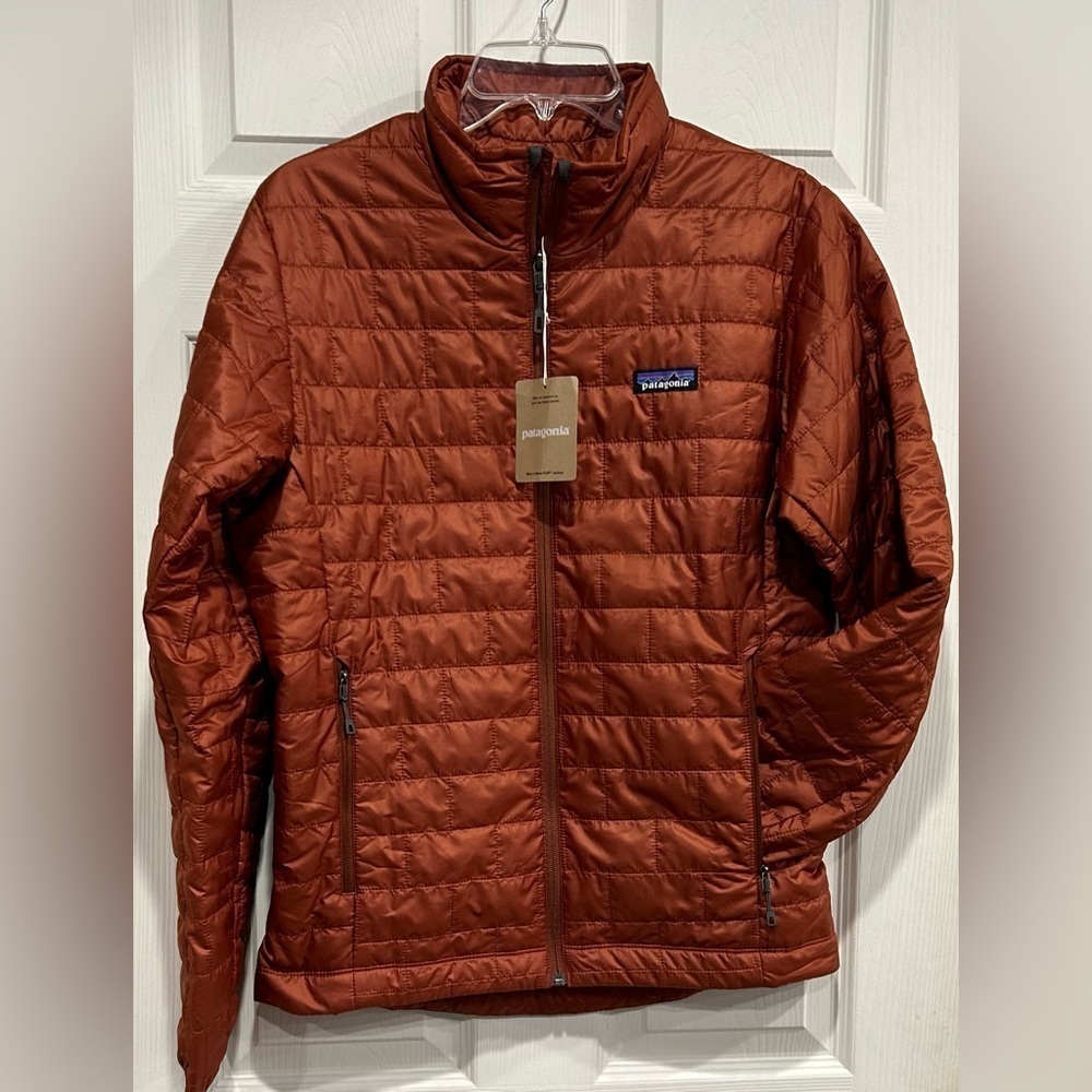 Patagonia Men’s Small Nano Puff Jacket Burnished Red NWT Puffer Puffy